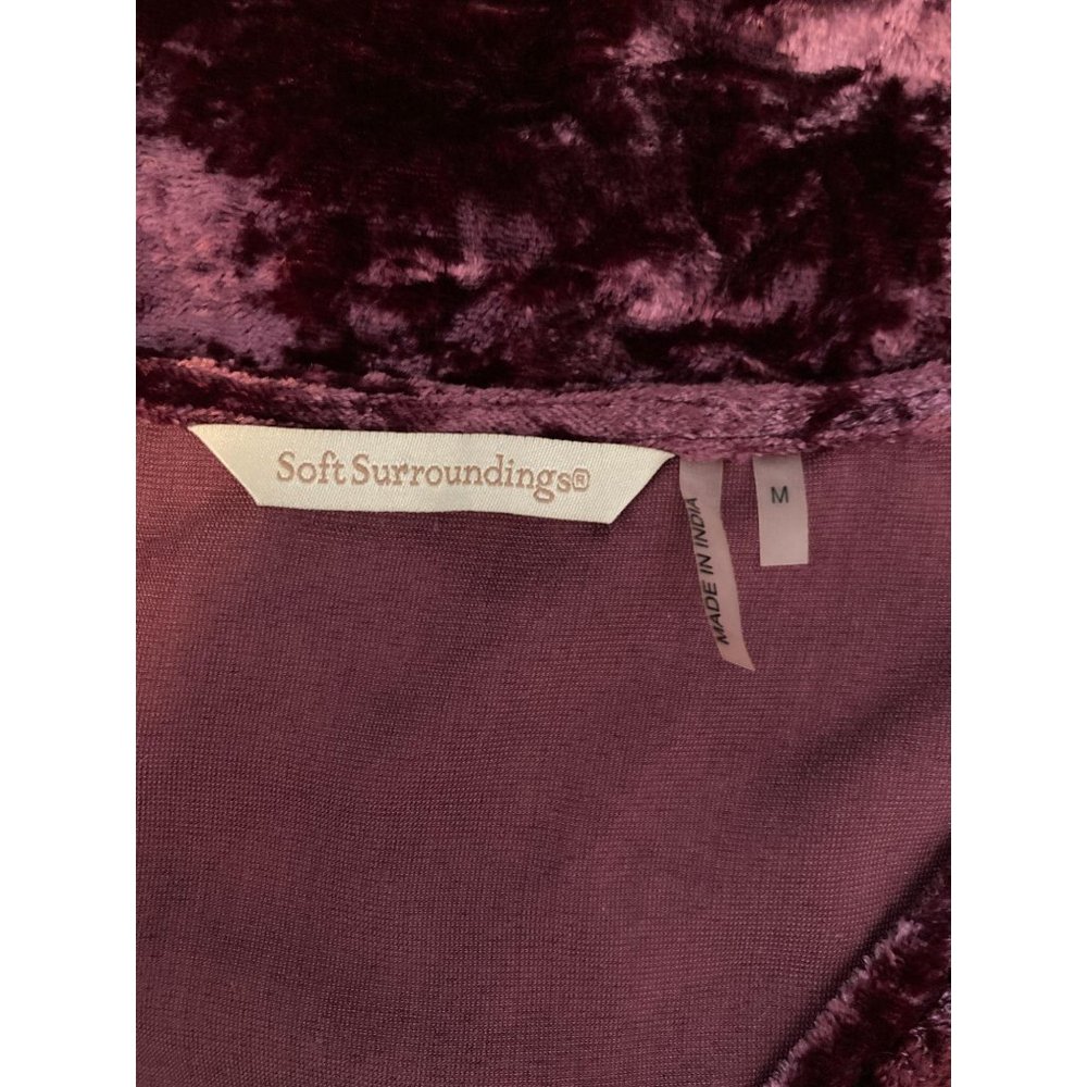 Soft Surroundings Sheath Dress MEDIUM Burgundy - Picture 9 of 10